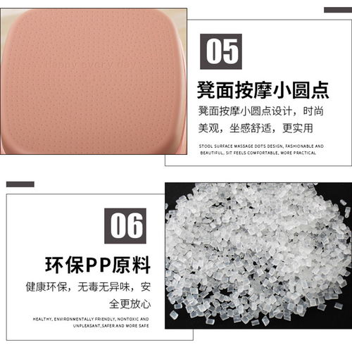 加厚塑料凳子家用板凳高凳時尚簡約客廳餐桌塑膠椅經(jīng)濟型膠凳椅子